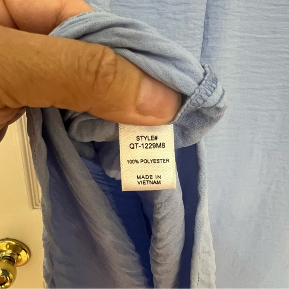 Zenana women’s XL polyester, short sleeved blouse NWOT👚 - Picture 5 of 7